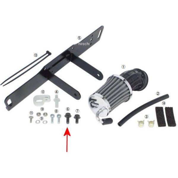 00-00-0134 SP武川 フランジボルト 6×16 (4個入り)