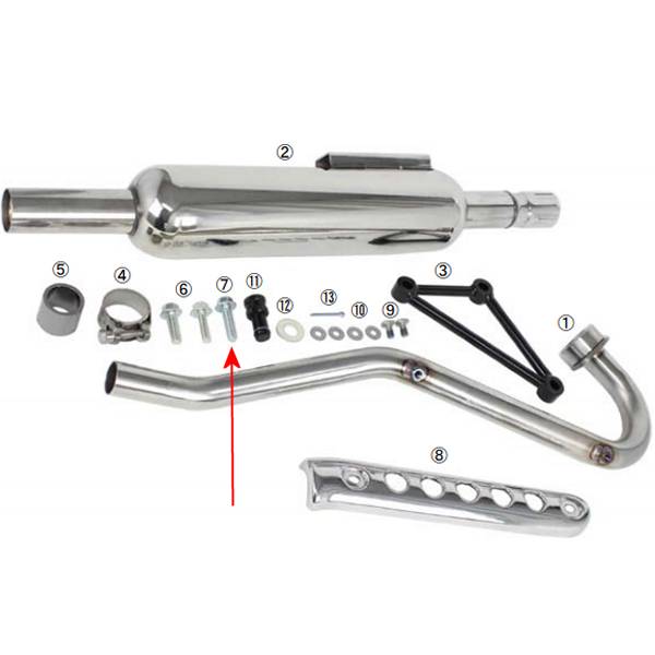 00-00-0181 SP武川 フランジボルト 8×30 (4個入り)