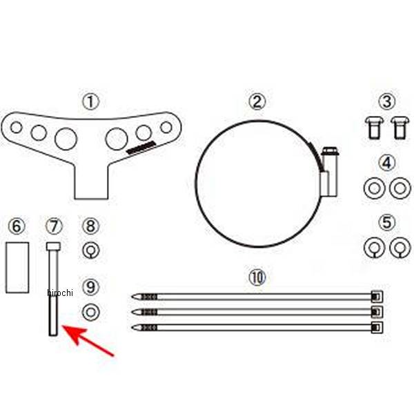 00-00-0204 SP武川 ソケットキャップスクリュー M5×50 (5個入り)