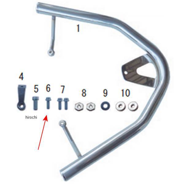 00-00-0211 SP武川 フランジボルト M8×20 (4個入り)