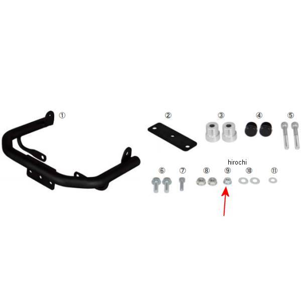 00-00-0226 SP武川 フランジナット M5 (10個入り)