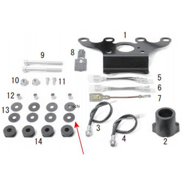 00-00-0273 SP武川 プレーンワッシャー 5mm (10個入り)