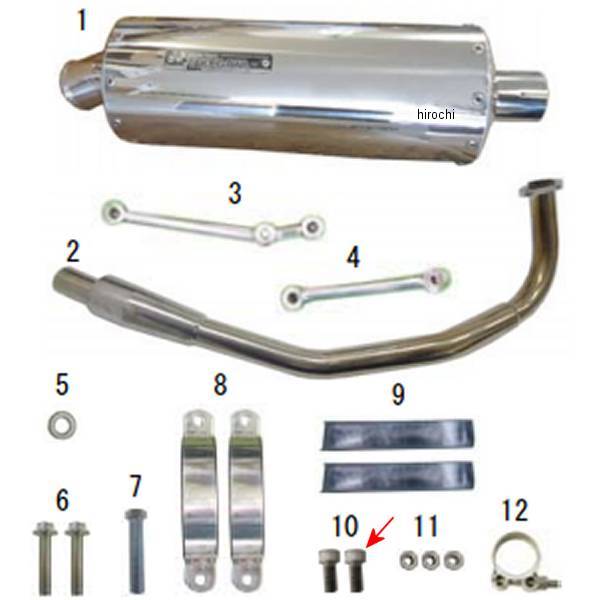 00-00-0350 SP武川 ソケットキャップスクリュー M10×25(P=1.25) (2個入り)
