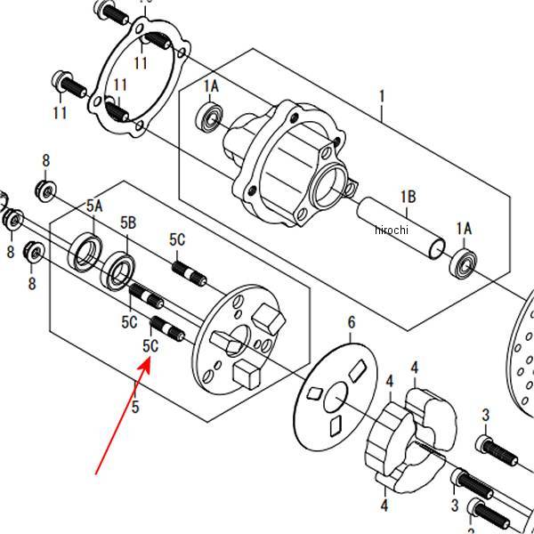 00-00-0356 SP武川 スタットボルト