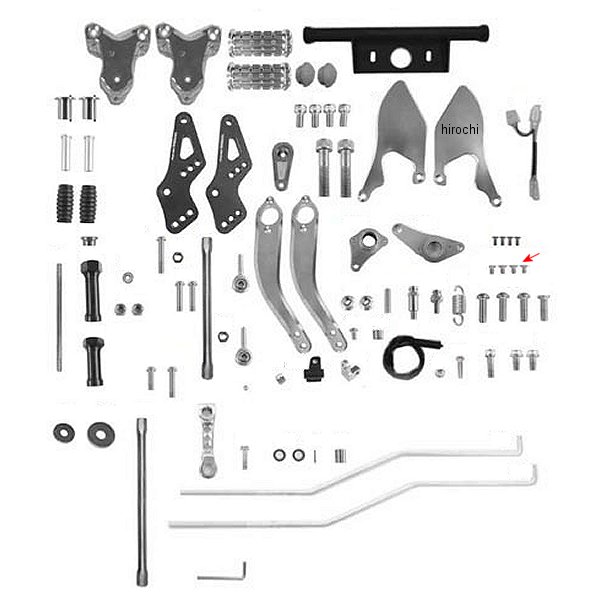 00-00-0389 SP武川 FHソケットスクリュー M5X10 モンキー、ゴリラ ステンレス 5個入り