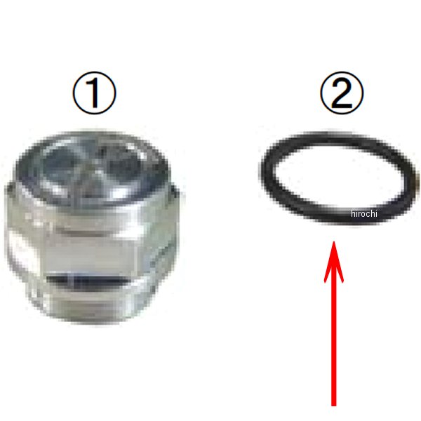 00-00-0526 SP武川 Oリング FCRドレンボルト用 2個入り