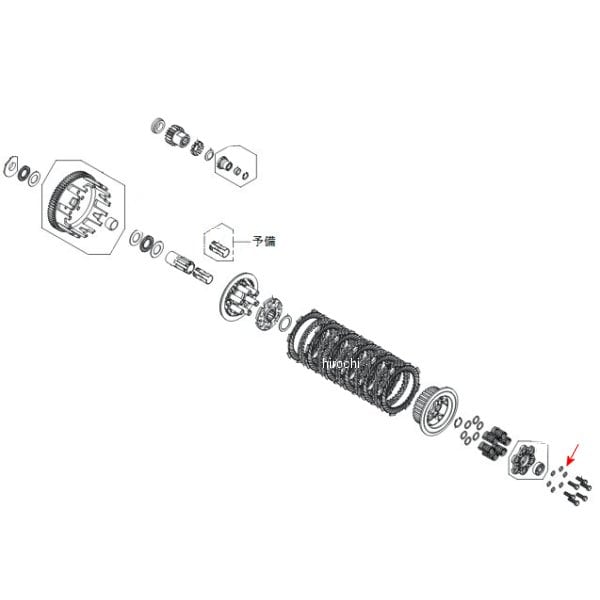 00-00-0596 SP武川 プレーンワッシャー 5mm 10枚入り スチール