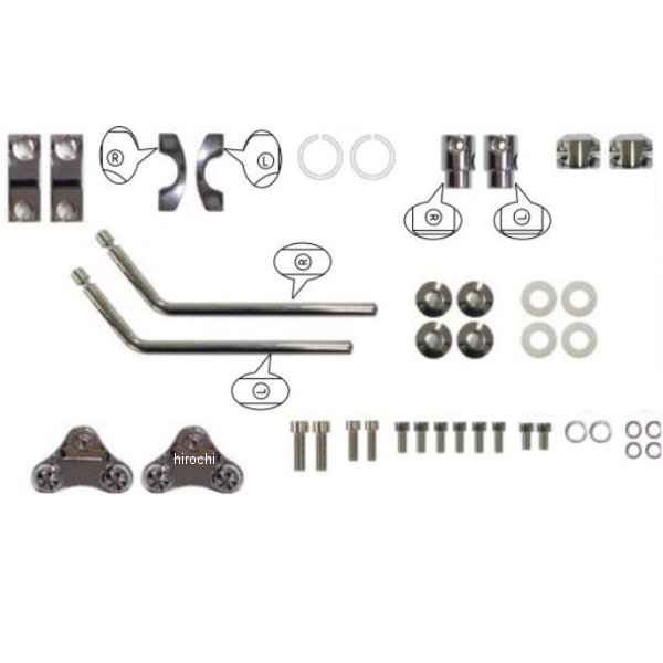00-00-0978 SP武川 スクリーンステーセット 09-11-0331用