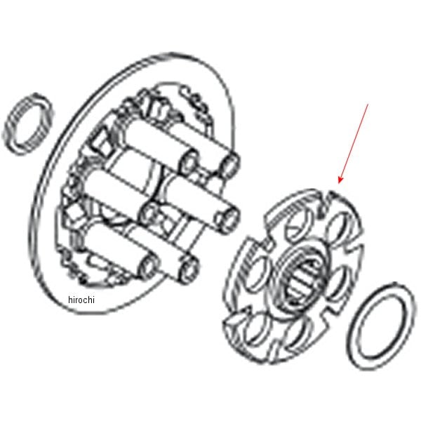 00-00-1623 SP武川 クラッチカム モンキー/湿式4型