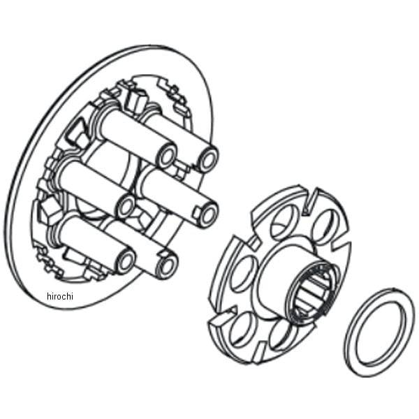 00-00-1630 SP武川 スライドワッシャー モンキー/湿式3型