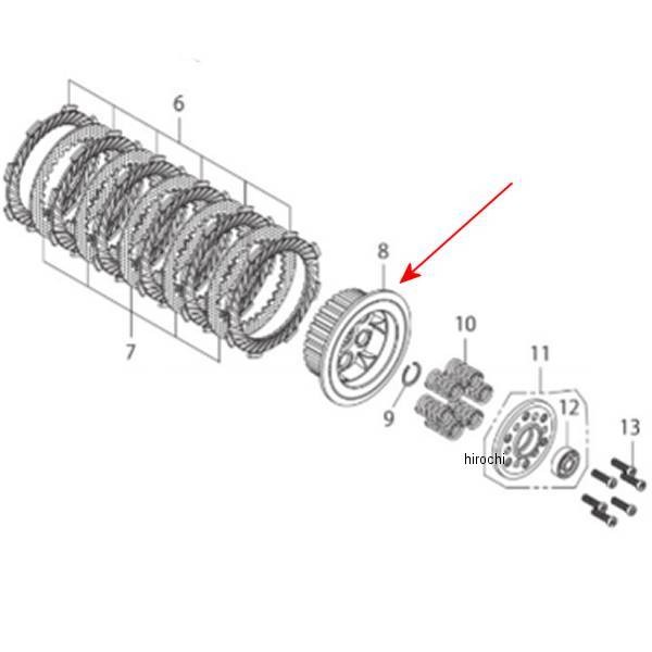 00-00-1649 SP武川 クラッチセンター