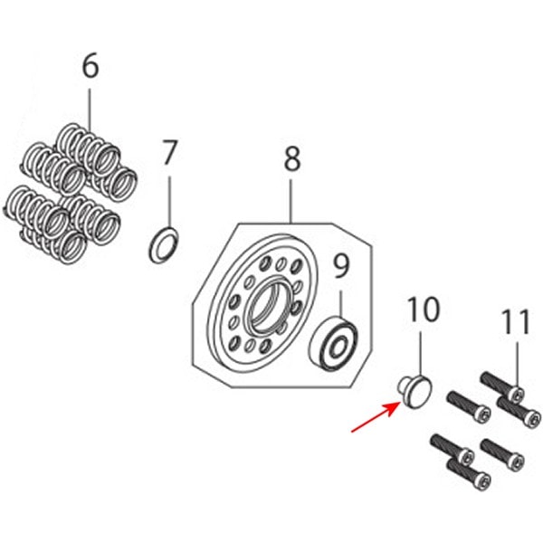 00-00-1683 SP武川 クラッチ リフターロツドKSR/KLX110
