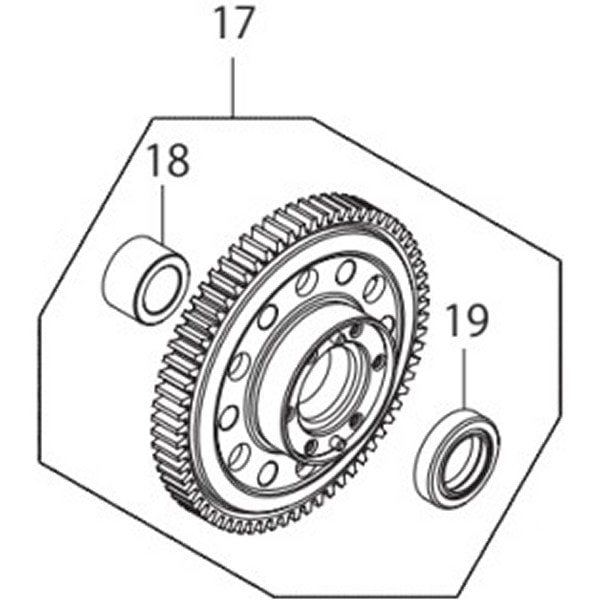 00-00-1700 SP武川 プライマリドリブンギアASSYGROM
