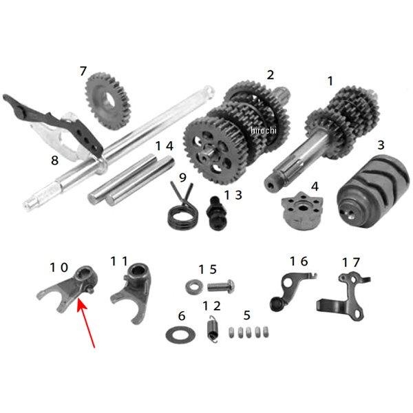 00-00-1861 SP武川 レフトシフトフォーク KSR110