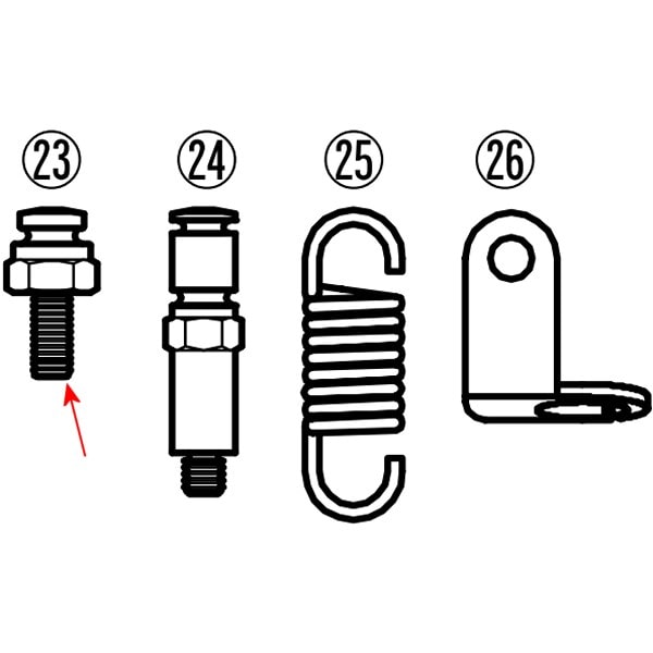 00-00-2038 SP武川 スプリングフックロッドA