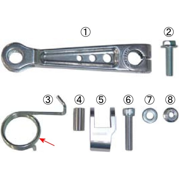 00-00-2072 SP武川 リターンスプリング カブ50