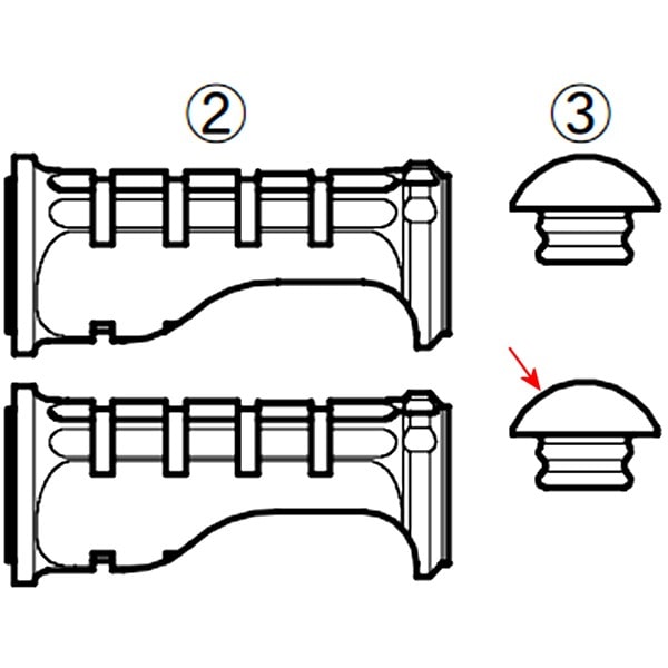 00-00-2138 SP武川 フットレストエンド