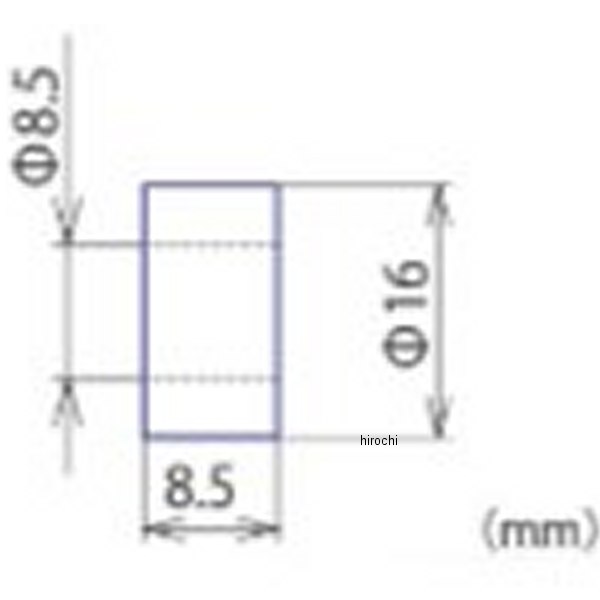 00-00-2212 SP武川 カラー 8.5X16X8.5 アルミ製