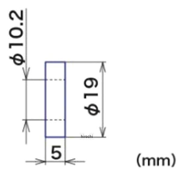 00-00-2244 SP武川 カラー 10.2×19×5 アルミ製 汎用