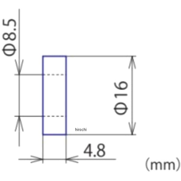 00-00-2314 SP武川 カラー 8.5X16X4.8 汎用 アルミ