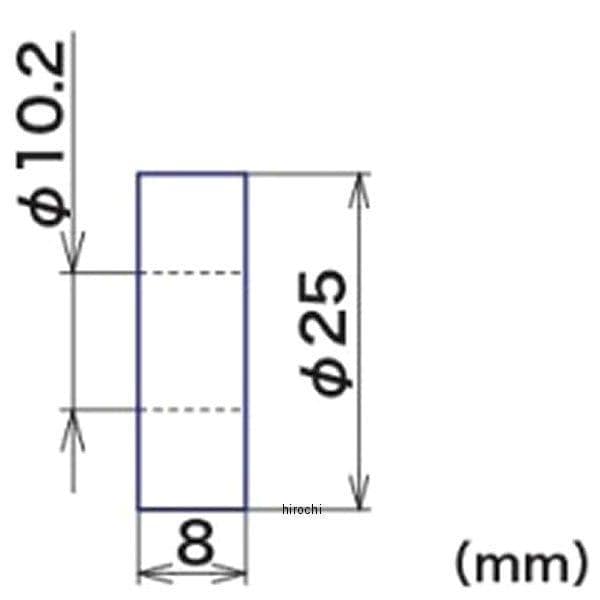 00-00-2329 SP武川 カラー 10.2×25×8 アルミ製 汎用