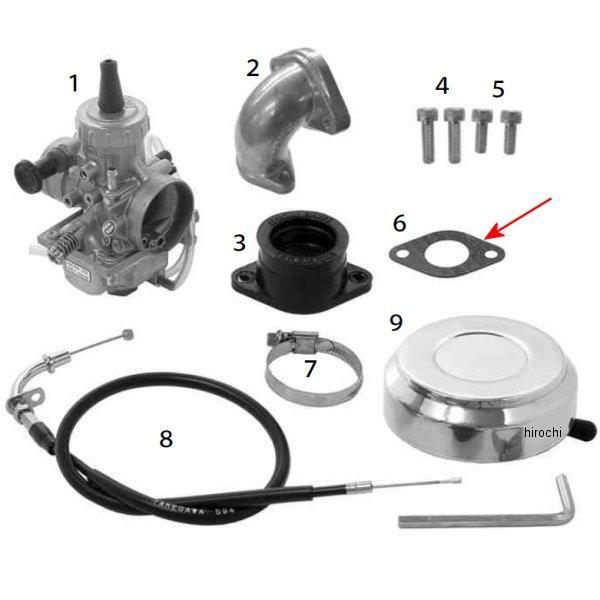 00-00-2348 SP武川 インレットパイプガスケット KAS110/KLX110