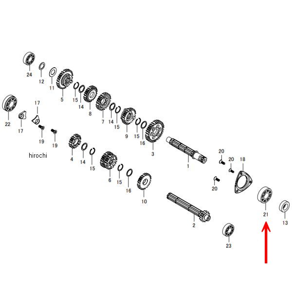 00-00-2363 SP武川 ラジアルボールベアリング