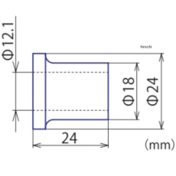 00-00-2380 SP武川 フロントホイールハブカラー 24mm