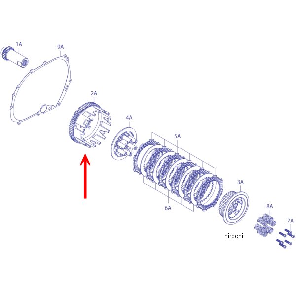 00-00-2404 SP武川 クラッチアウターCOMP
