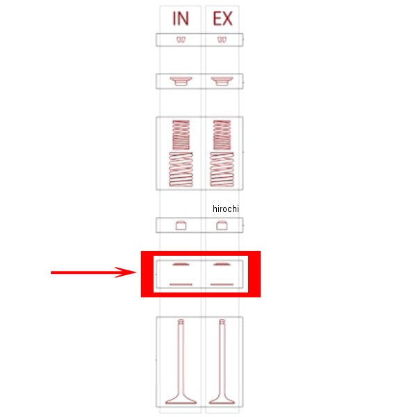 00-00-2411 SP武川 バルブスプリングシートセット