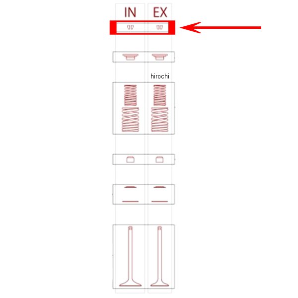 00-00-2412 SP武川 バルブコッター 4.5mmX2/5mmX2