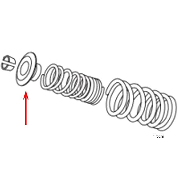 00-00-2413 SP武川 バルブスプリングリテーナー