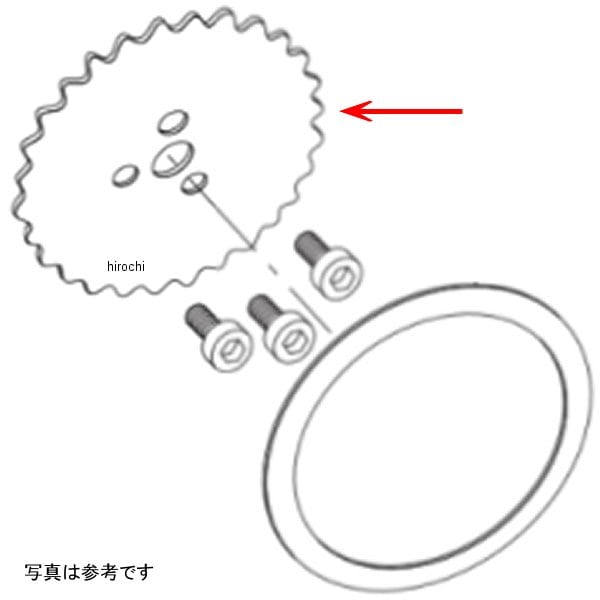 00-00-2427 SP武川 カムスプロケット 28T R-Head用 モンキー、ゴリラ