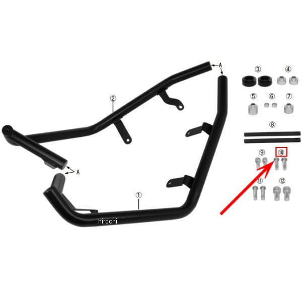 00-00-2846 SP武川 極低頭六角穴付きボルト 6×25