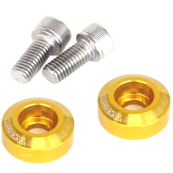 00-00-2854 SP武川 ボルトリテーナーセット ゴールド 汎用 2個入り