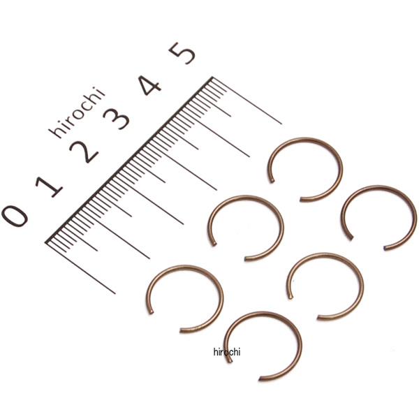 00-01-0003 SP武川 リペアパーツ ピストンピンサークリップセット 6個セット モンキー ゴリラ モンキーBAJA XR50R