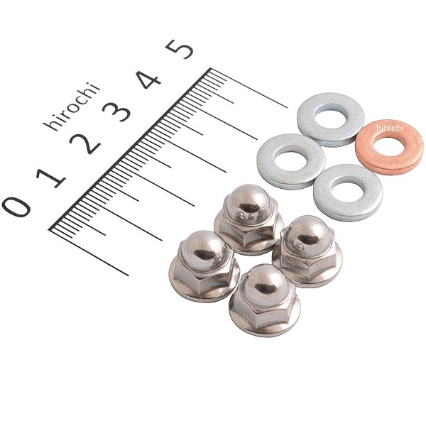 00-01-0021 SP武川 スーパーヘッド+R ボアアップパーツ キャップナットセット