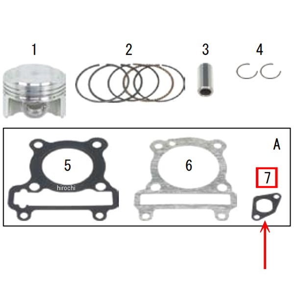 00-01-0068 SP武川 テンショナーケースガスケット