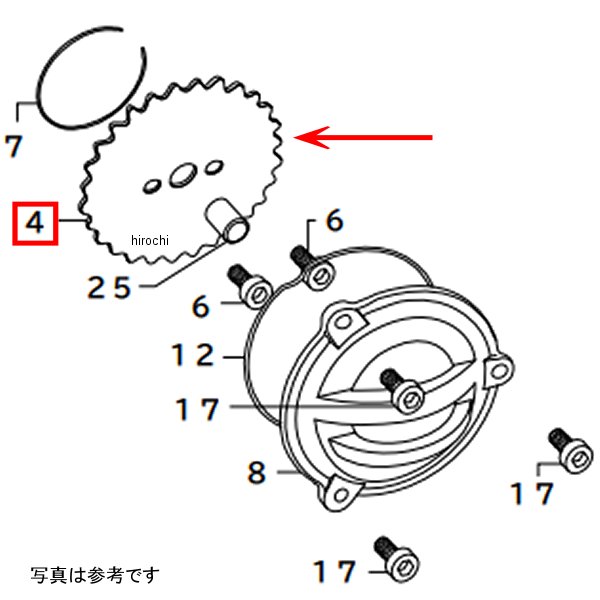 00-01-0079 SP武川 カム スプロケット 32T