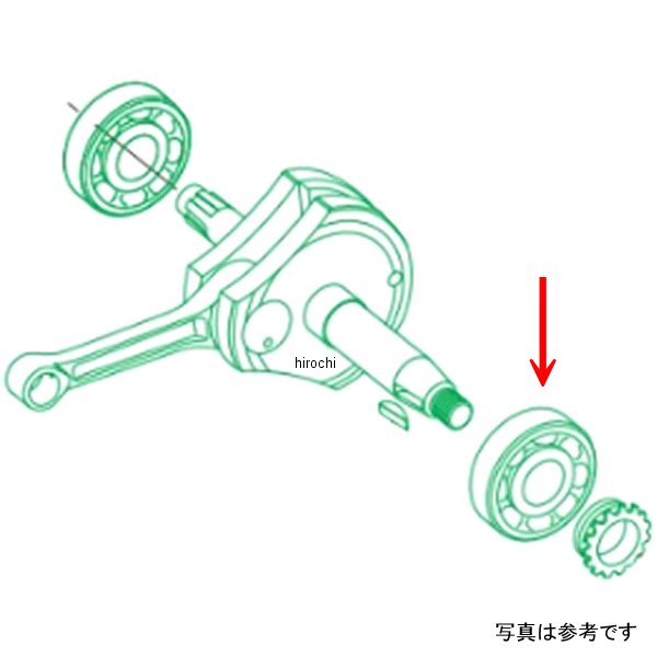 00-01-0210 SP武川 クランクサイドベアリング 50/54mm