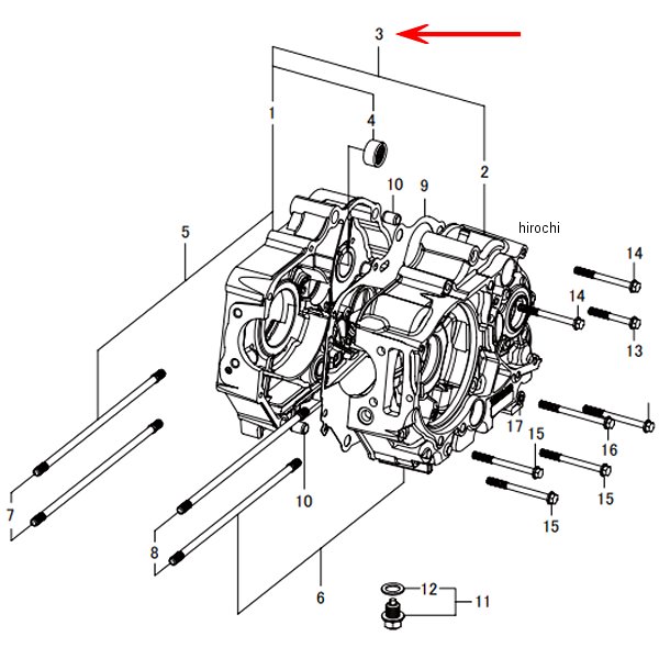 00-01-0302 SP武川 クランクケースセット
