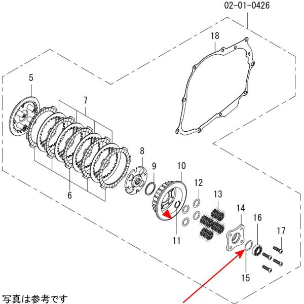 00-01-0337 SP武川 シムリング 22X28X1.0 2個入り