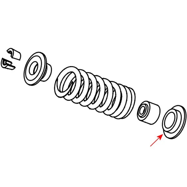 00-01-0395 SP武川 バルブスプリングシート (2個)