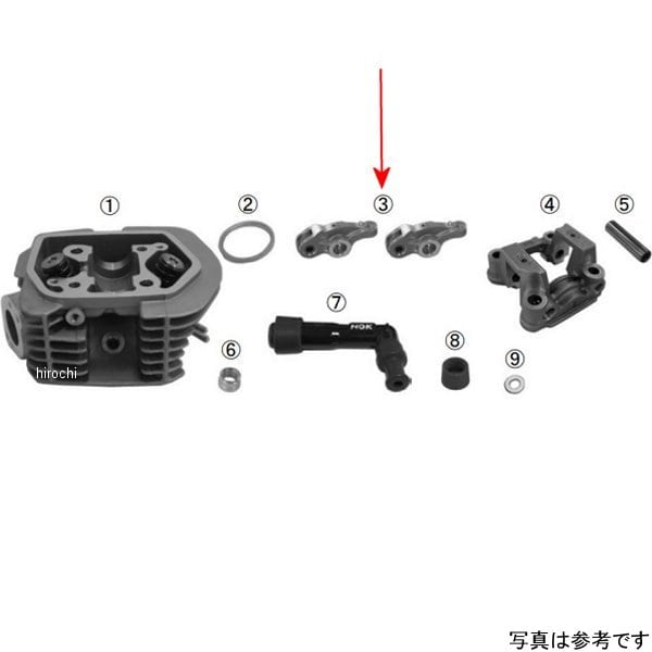 00-01-0462 SP武川 ロッカーアーム COMP