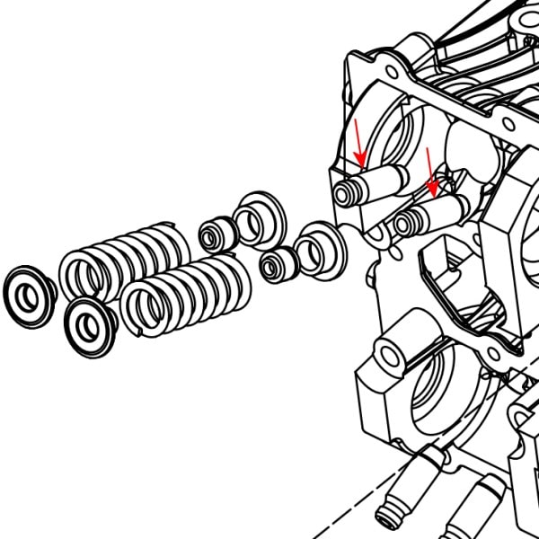 00-01-1021 SP武川 バルブガイド モンキーDOHC O/S 2個入り