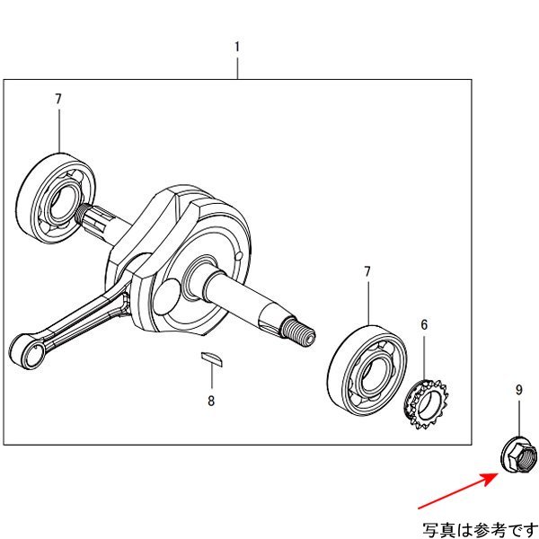 00-01-1076 SP武川 フランジナット 10mm