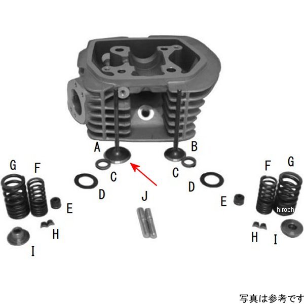 00-01-1077 SP武川 インテークバルブ