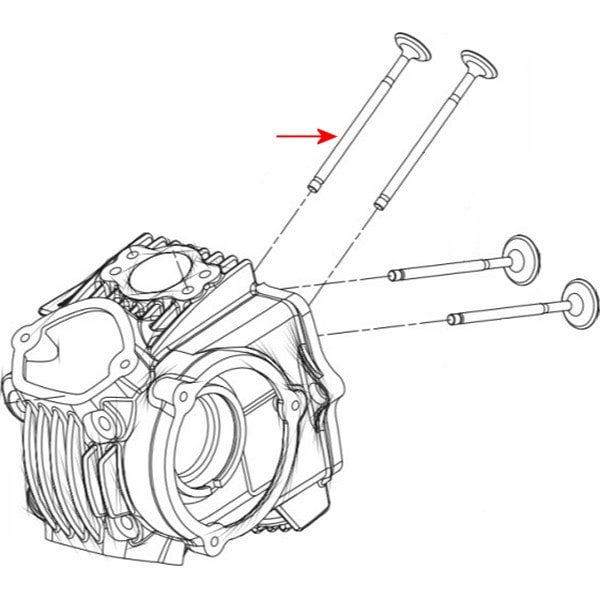00-01-1078 SP武川 エキゾーストバルブ モンキー/4V+R