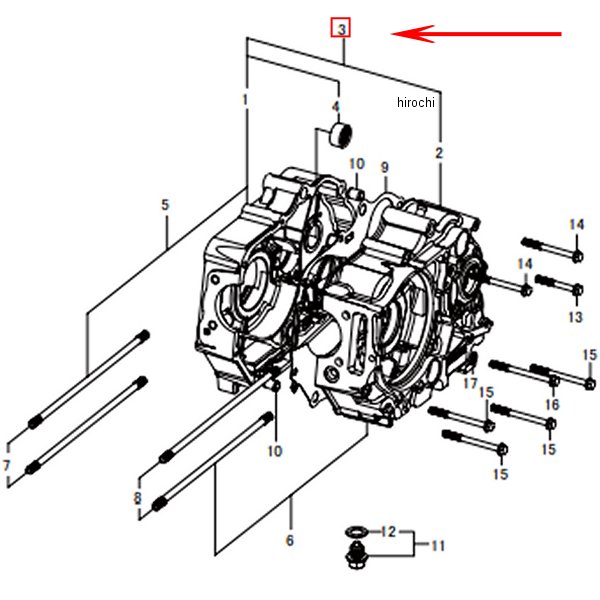 00-01-1682 SP武川 クランクケースセット 右/左
