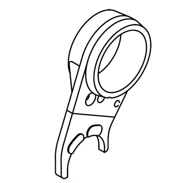 00-02-0015 SP武川 5速クロスミッションキット リペアパーツ C．ギヤシフトフォーク 1個 モンキー ゴリラ